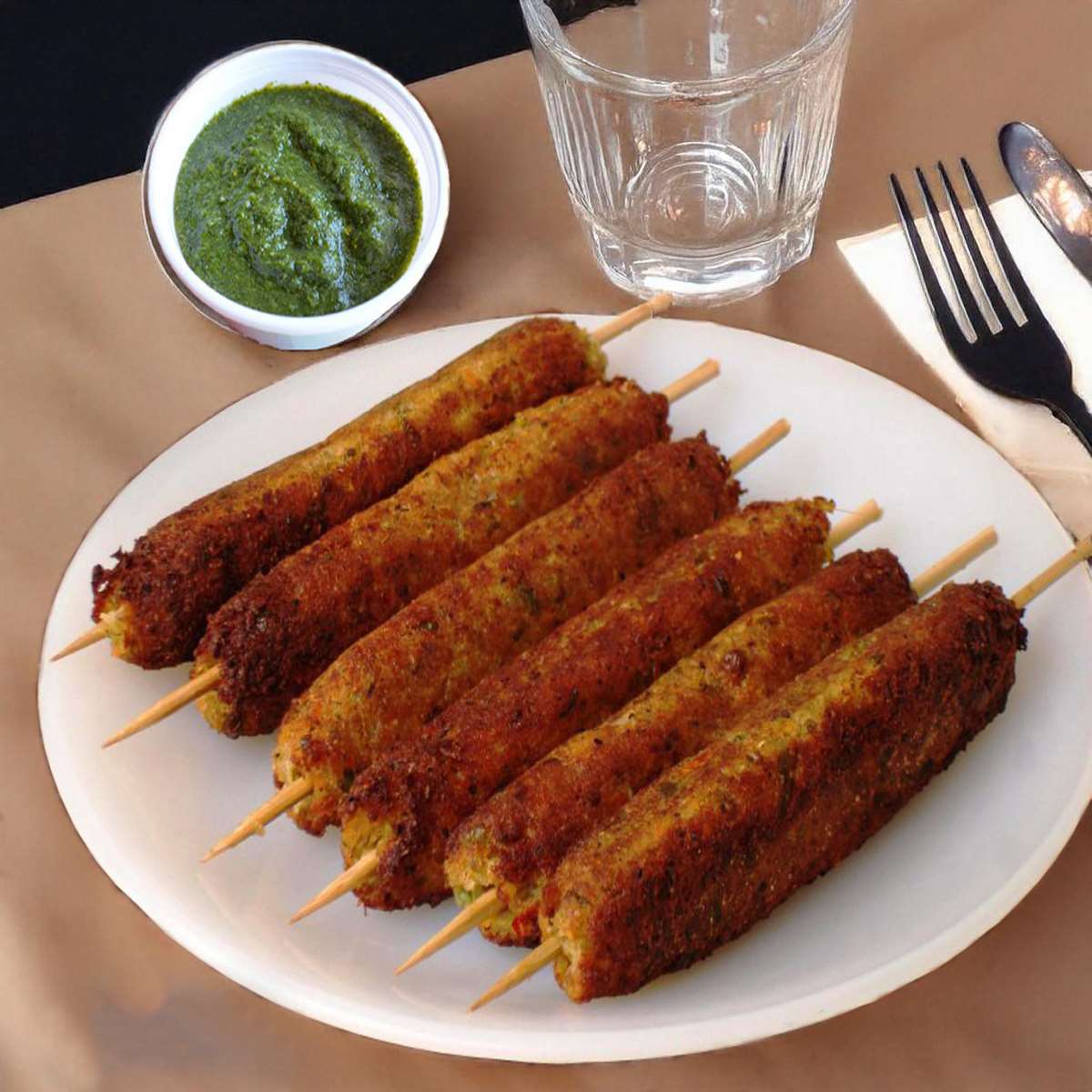 Delicious Veg Seekh Kabab Recipe - MyDelicious Recipes